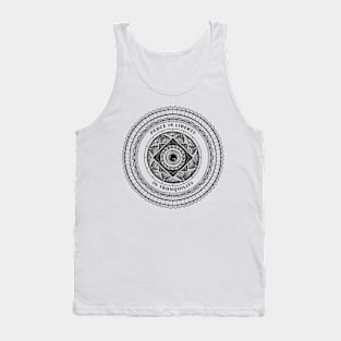 Peace is Liberty in Tranquility Mandala Art Tank Top